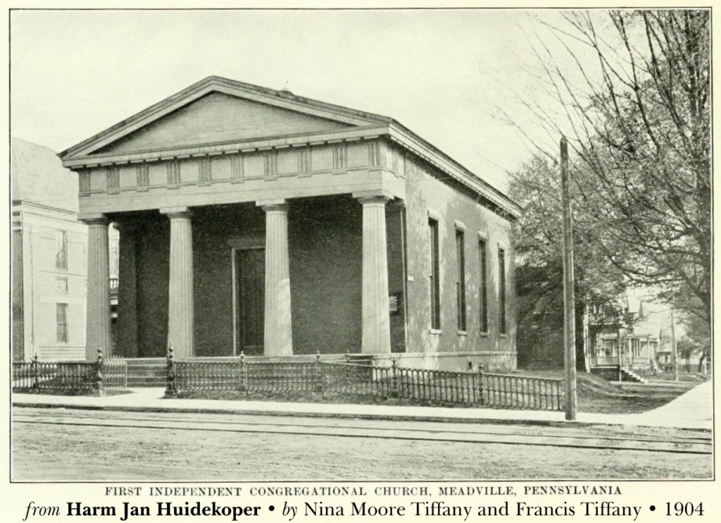 Meadville Theological School from Nina Moore Tiffany and Francis Tiffany biography, 1904