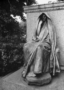 Augustus Saint-Gaudens sculpture in Rock Creek Cemetery